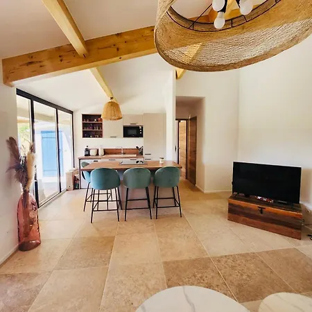 度假居 Maison Avec Piscine Privative Pres De La 拉隆德莱丝莫里斯
